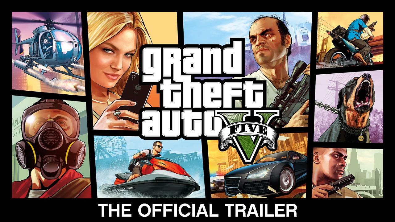 Grand Theft Auto V Official Trailer Rockstar Games