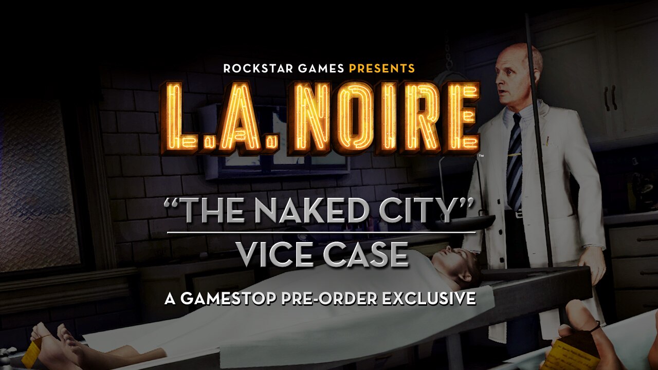 L.A. Noire “The Naked City” Vice Case PreOrder Video Rockstar Games