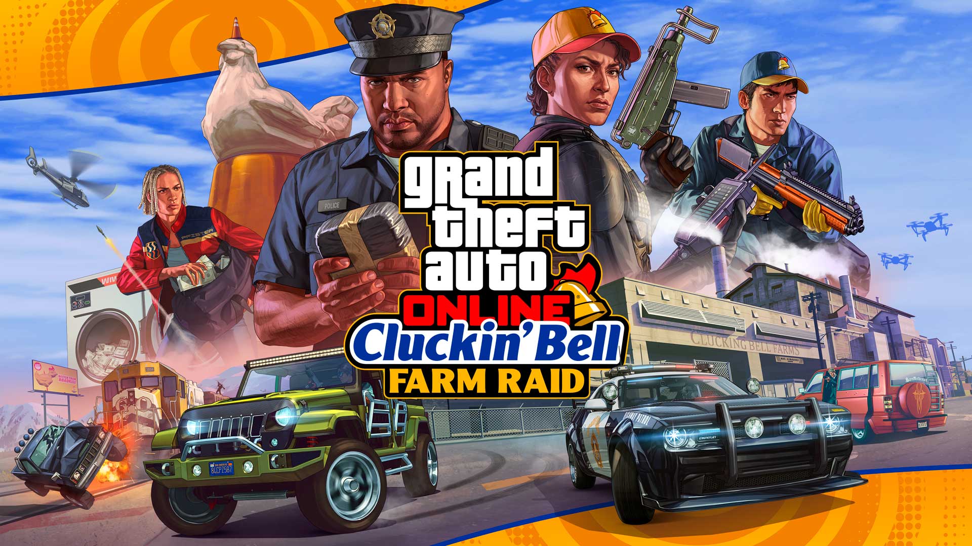 Grand Theft Auto Online The Cluckin Bell Farm Raid Rockstar Games