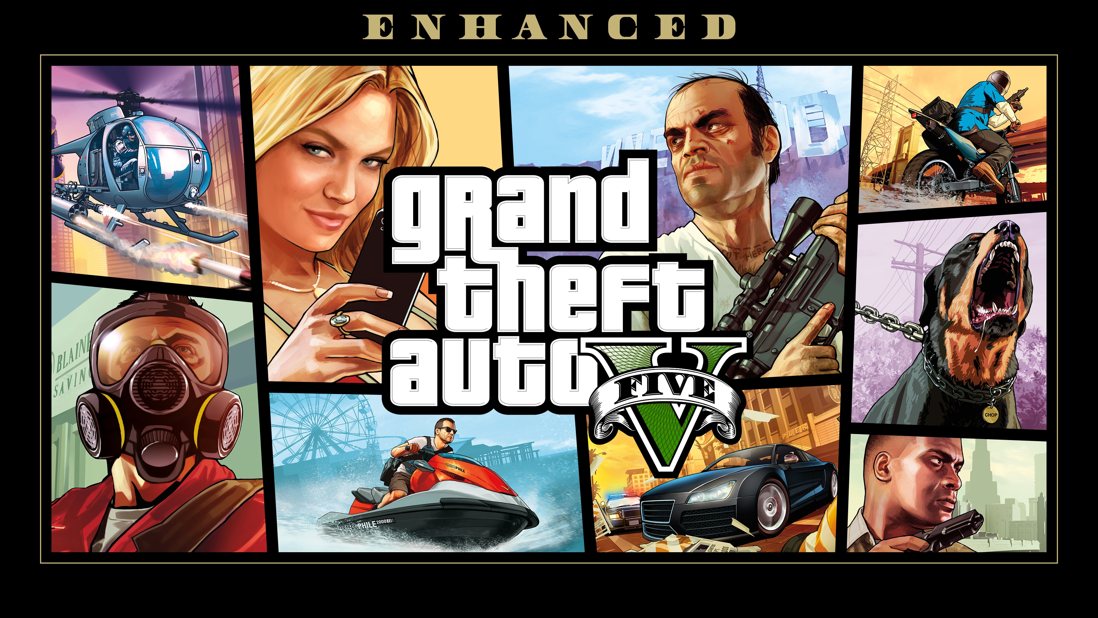 Grand Theft Auto V - Experience the Best Version of GTAV and GTA Online on  PC with GTAV Enhanced - Rockstar Games