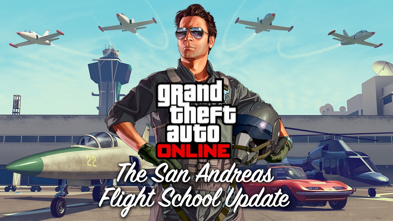 Grand Theft Auto Online - The San Andreas Flight School Update - Rockstar  Games