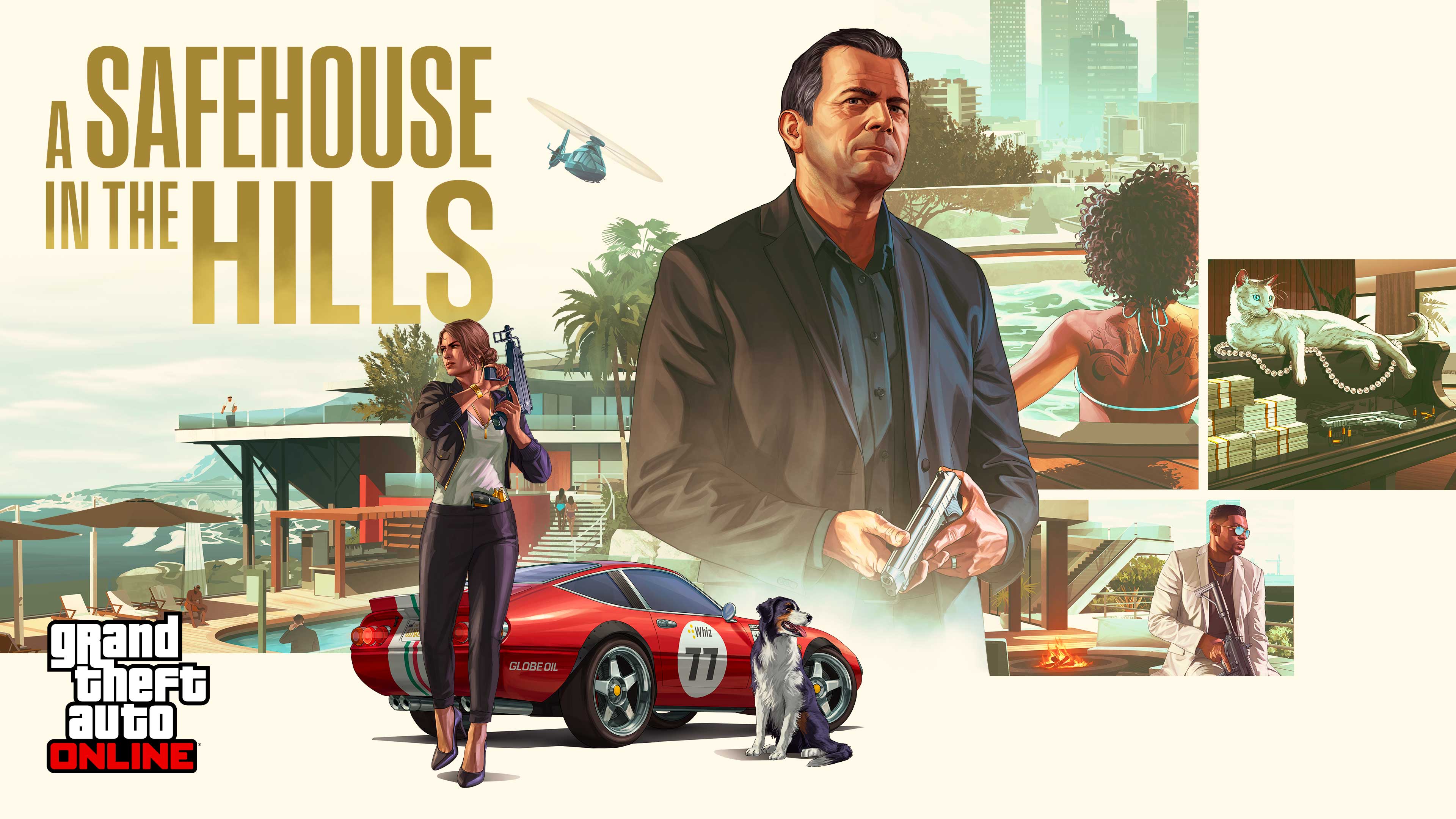 Grand Theft Auto Online - „A Safehouse in the Hills“ ist ab sofort  verfügbar - Rockstar Games